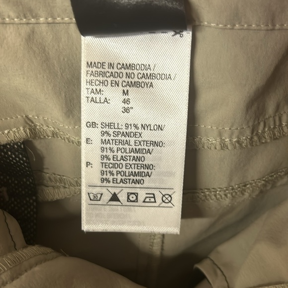 Adidas Utilitas tan zip-off utility hiking outdoor pants men’s size 36 - Picture 10 of 16